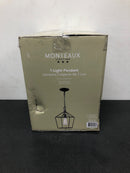 Monteaux lighting 16201 Weyburn 1-Light Bronze Farmhouse Hanging Kitchen Mini Pendant Light