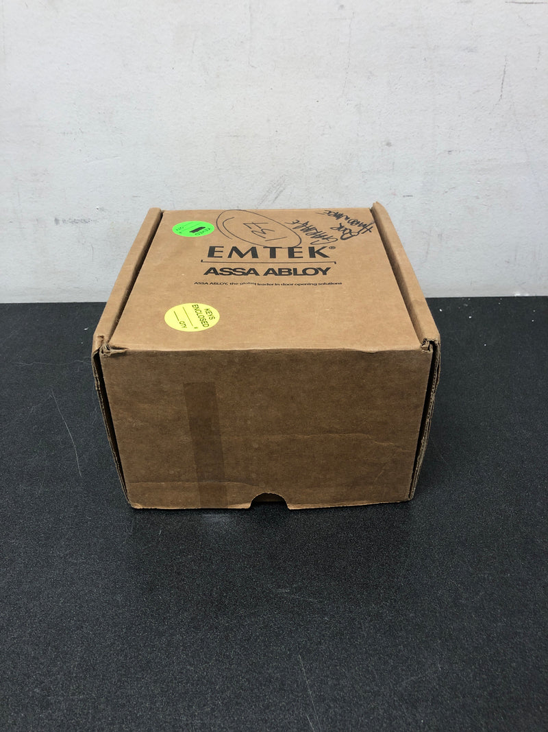 Emtek 5123HLOUS10BRH Helios Right Handed Single Cylinder Keyed Entry Door Lever Set with Modern Rectangular Rose - Oil Rubbed Bronze