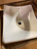 Kohler K-2833-0 DemiLav Wading Pool Cast Iron Vessel Sink in White