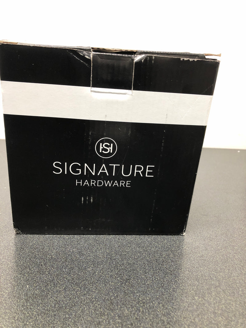 Signature Hardware 446692 Adelphi 4-1/2" Pattern Grate Linear Shower Drain - Chrome