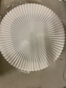 GLOBE Electric 66000132 35W LED Integrated Flush Mount Ceiling Light, Matte Black, Frosted Ribbed Acrylic Diffuser, 1800 Lumens, 2700 Kelvin, 90 CRI, Dimmable, 50 000 Hour Lifespan