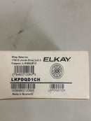 Elkay LKPDQD1CH Polymer Disposer Fitting for 3-1/2 in. Sink Drain Opening in Charcoal for Quartz Perfect Drain