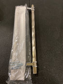 Amerock BP36664G1026 London 10-1/16 Inch Center to Center Designer Cabinet Pull - Satin Nickel / Polished Chrome