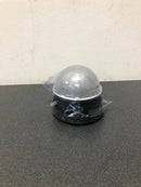 Classy Caps CH2233B Summit Single Light 3" Tall LED Solar Post Cap LIght that fits Various Small Post Sizes - Black