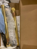 Kohler K-7271-BL Clearflo 1-1/2" Toe-Tap Tub Drain Kit - with Brass Slotted Overflow - Matte Black