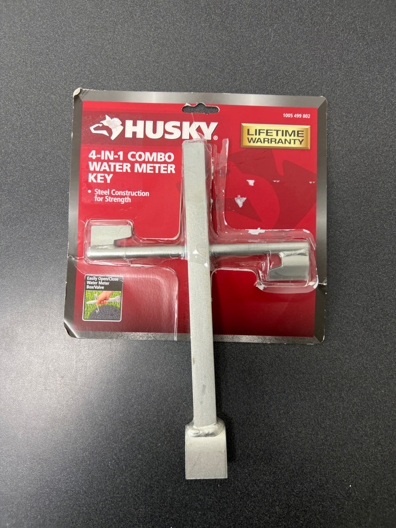 Husky 410-409-0111 4-in-1 Combination Water Meter Valve Tool