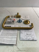 Kohler K-14441-2MB Purist 8-7/8" Wall Mounted Towel Ring - Vibrant Brushed Moderne Brass