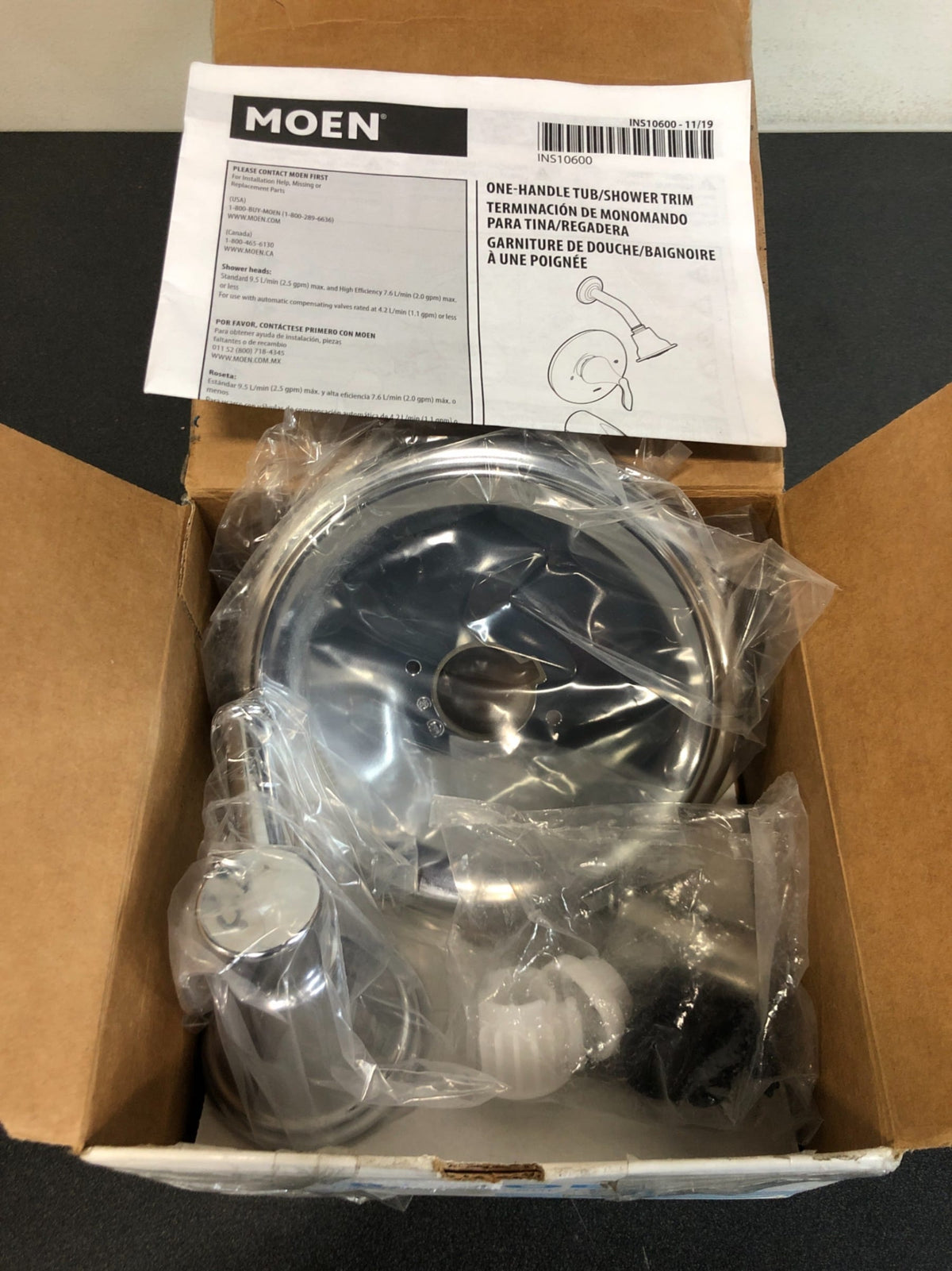 Moen Belfield Single Handle Posi-Temp Pressure-Balancing Shower Trim Only