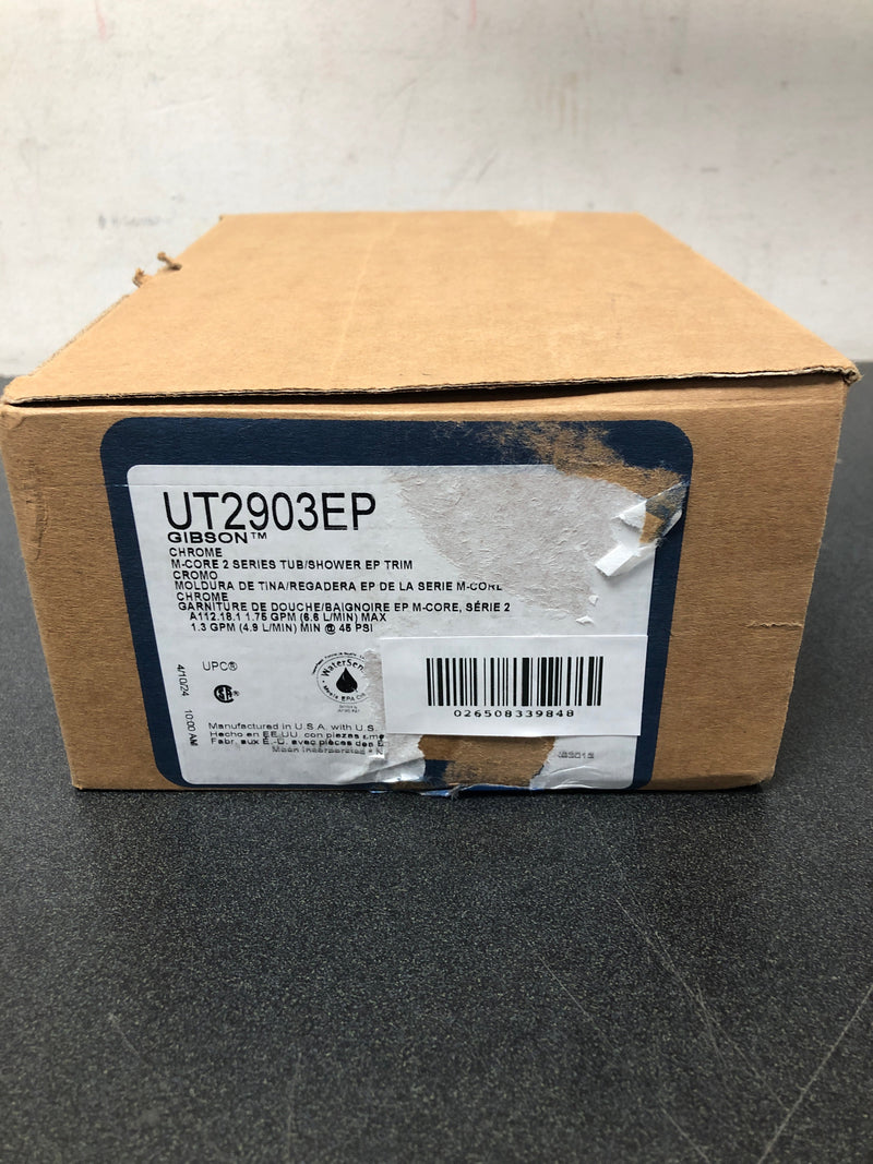 Moen UT2903EP Gibson Tub and Shower Trim Package with 1.75 GPM Single Function Shower Head - Chrome