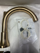 Delta T4759-CZ Trinsic Deck Mounted Roman Tub Filler - Includes Hand Shower - Champagne Bronze