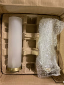 Visual Comfort 4565002-848 Keaton 2 Light 20" Wide Bath Bar with Frosted Glass Shades - ADA - Satin Brass