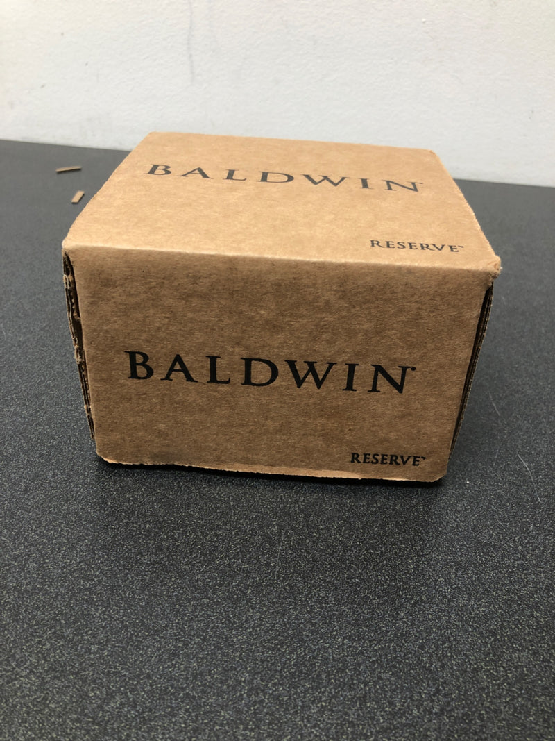 Baldwin HDTRATRR150 Traditional Non-Turning One-Sided Dummy Door Knob with Round Rose - Satin Nickel