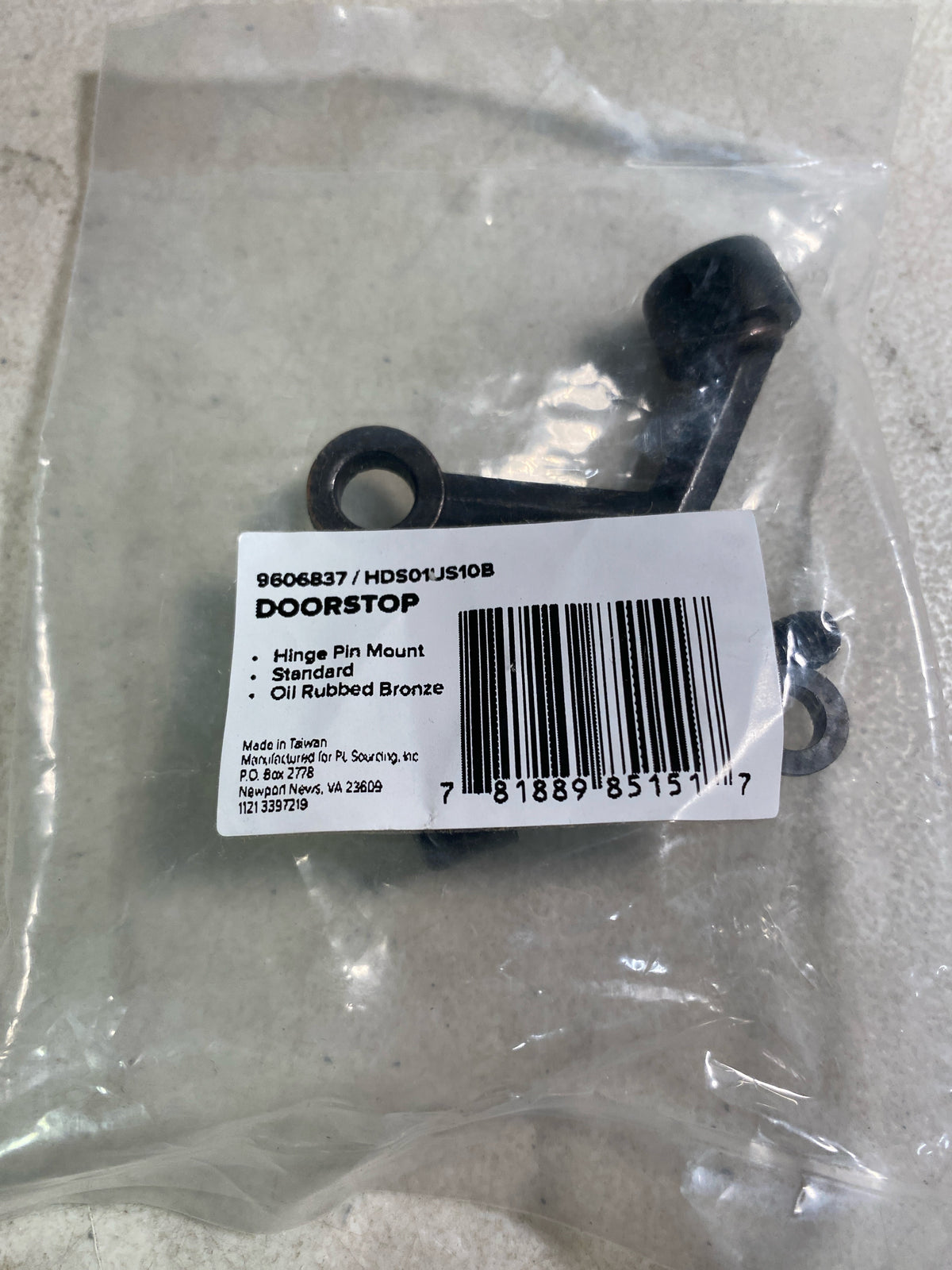Miseno MDS01ORB Adjustable Hinge Pin Door Stop - Oil Rubbed Bronze