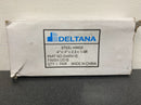 Deltana S44R41B 4 x 4 Plain Bearing 1/4" Radius Corner Full Mortise Hinge - Pair - Flat Black
