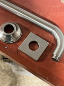 Rohl 200127SASTN 20-13/16" Wall Mounted Shower Arm and Flange - Satin Nickel