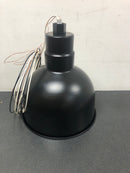 Millennium Lighting RDBS10-SB RLM 1 Light 10" Wide Outdoor Dome Shade - Satin Black