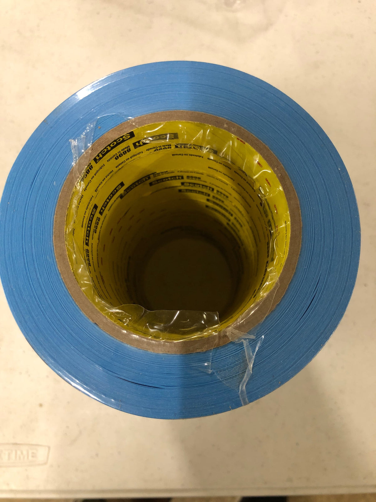 Scotch 3M 8898 Tensilized Poly Strapping Tape, 4.6 Mil, 1" x 60 yds., Blue, PK36