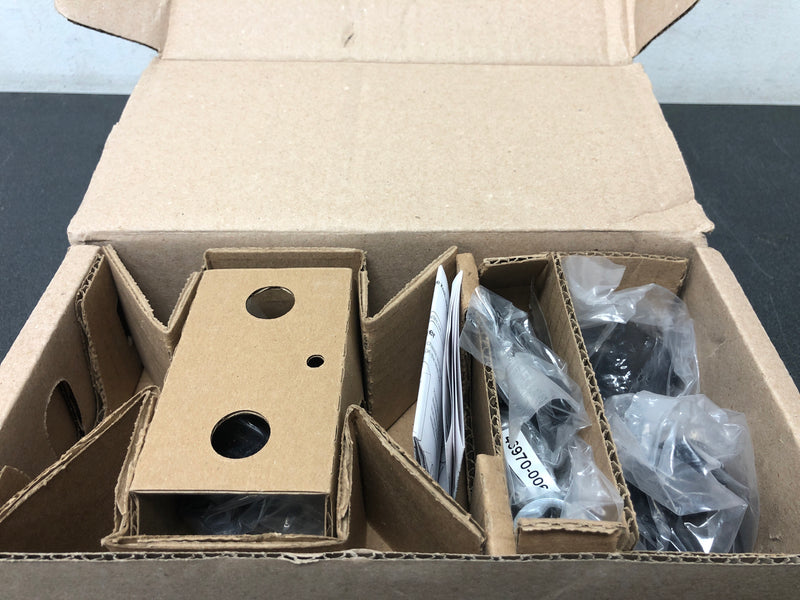 Baldwin PSELLTRR112 Ellipse Passage Door Knob with Round Rose - Venetian Bronze