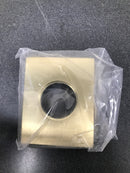 Baldwin SCLAJxCONCSR044 La Jolla Sectional Single Cylinder Keyed Entry Handleset with Interior Contemporary Knob - Lifetime Satin Brass