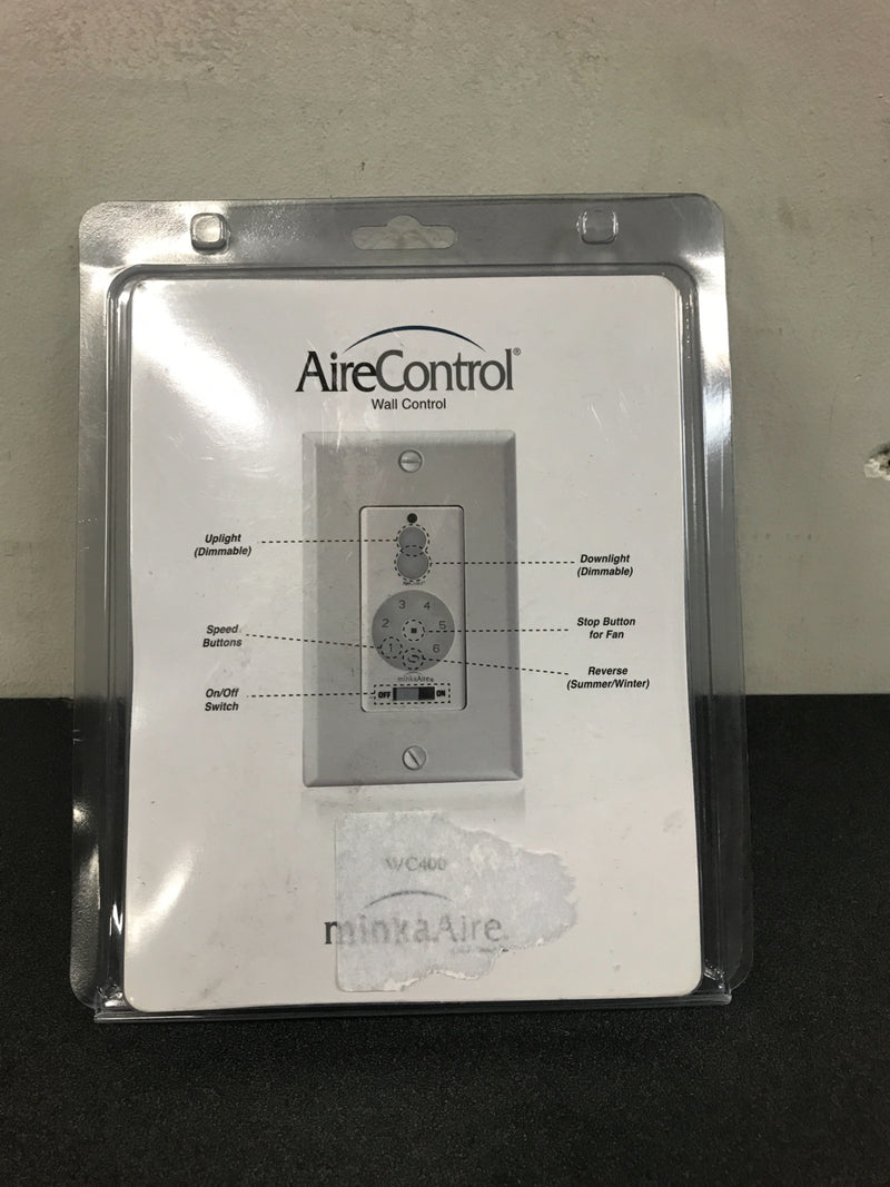 Minka Aire 6-Speed Off-White Wall-Mount Ceiling Fan Remote Control