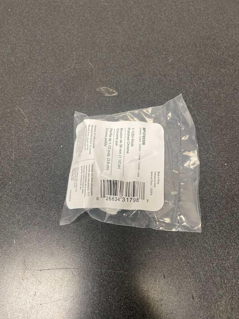 Miseno MCKTRK2144 Palmetto 1-7/16 Inch Rectangular Cabinet Knob - Polished Chrome