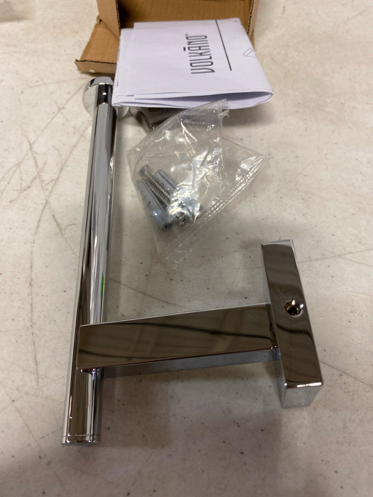 ICO Bath V66013 Heat Wall Mounted Toilet Paper Holder - Chrome