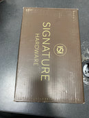 Signature Hardware 449694 60" Stretchable Hand Shower Hose - Matte Black