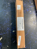 Signature Hardware 296233 12" x 3-1/8" Iron Strap Hinge with Pintle - Single Hinge - Black Powder Coat