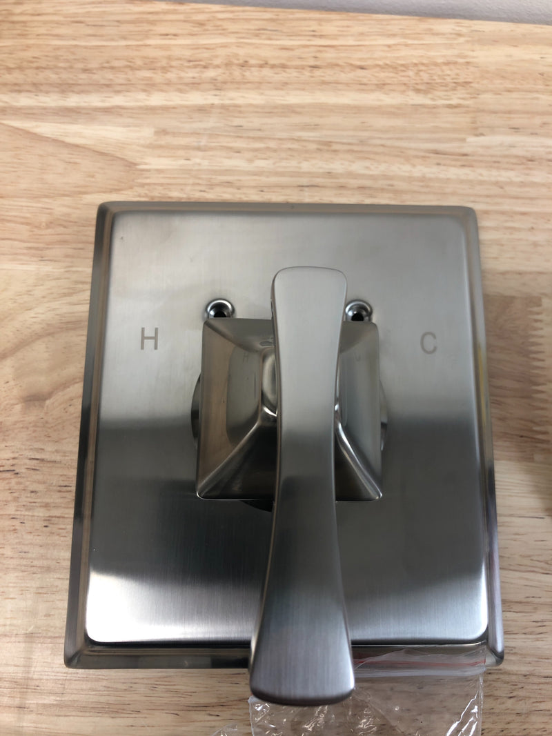 Rohl ML2027LMSTN Matheson Thermostatic Valve Trim Only with Single Lever Handle - Less Rough In - Satin Nickel