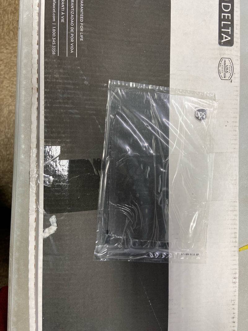 Delta 3564-BLMPU-DST Ashlyn 1.2 GPM Widespread Bathroom Faucet with Pop-Up Drain Assembly - Matte Black