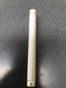 Alno A2904-35-MN Alta Moda 3-1/2" Center to Center Modern Ribbed Round Cabinet Handle / Drawer Pull - Made in Italy - Matte Nickel