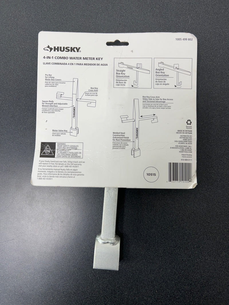 Husky 410-409-0111 4-in-1 Combination Water Meter Valve Tool