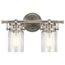 Kichler 45688NI Brinley 2 Light 16" Wide Bathroom Vanity Light - Brushed Nickel