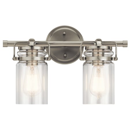 Kichler 45688NI Brinley 2 Light 16" Wide Bathroom Vanity Light - Brushed Nickel