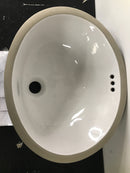 Signature Hardware 447968 Mangrove 17" Vitreous China Undermount Bathroom Sink - White