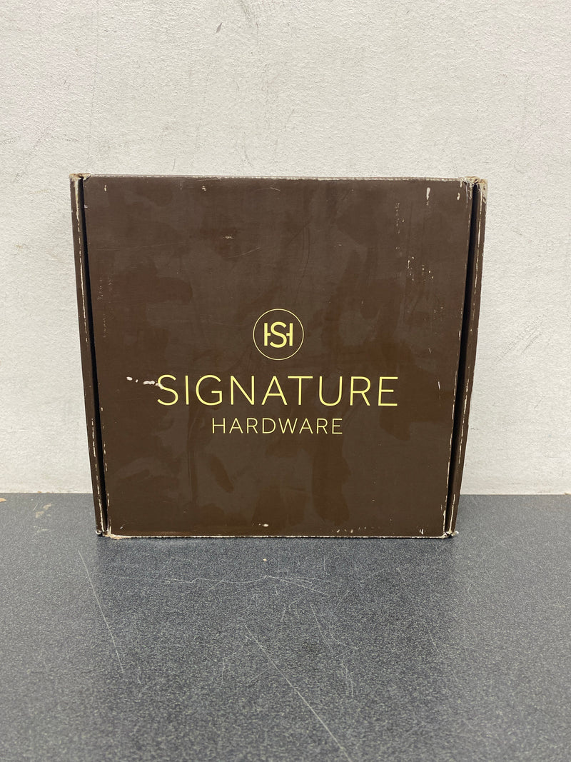 Signature Hardware 449720 1.8 GPM 8" Wide Modern Round Rain Shower Head - Brushed Nickel