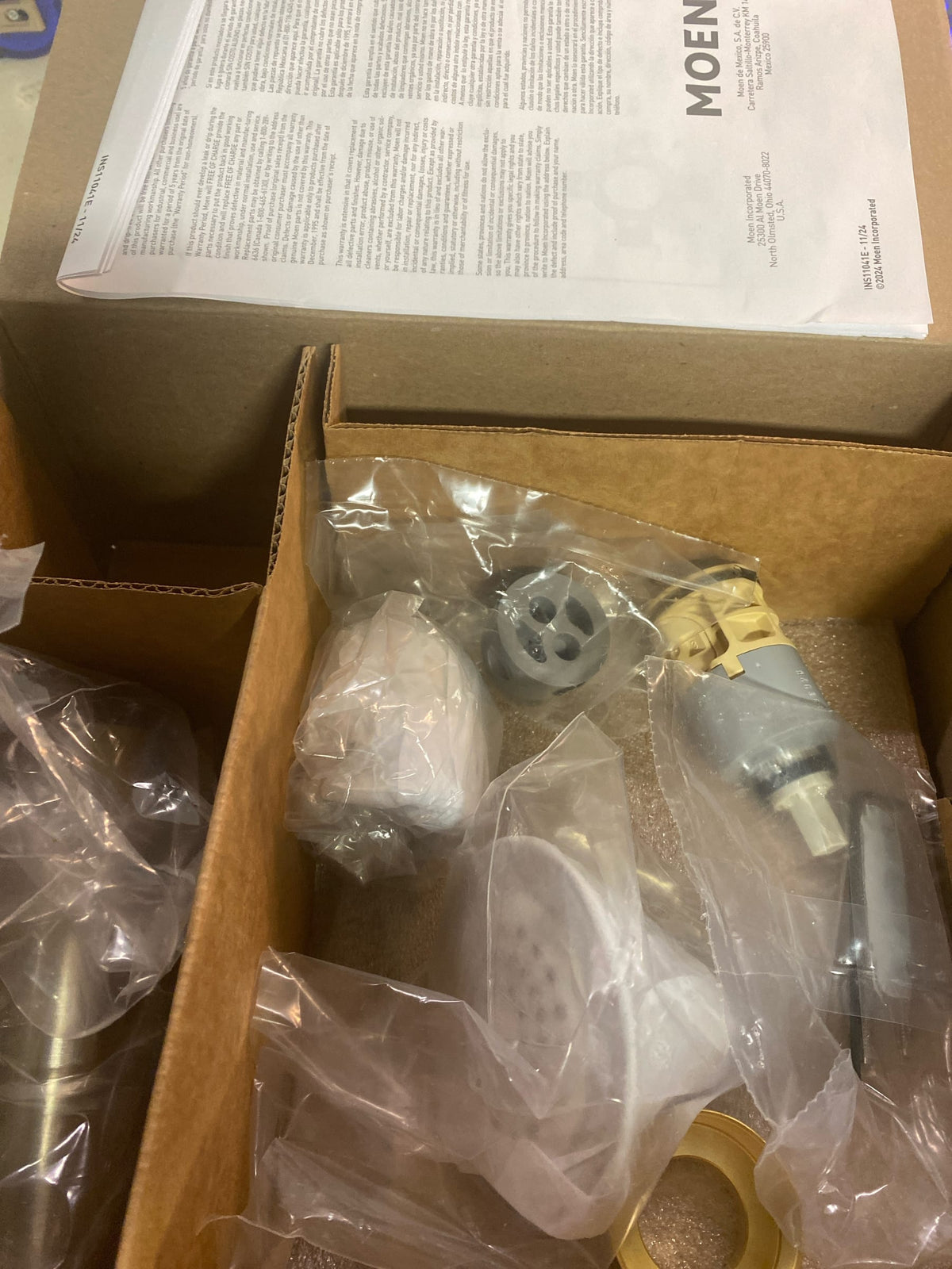 Moen UT2133EPBN Eva Tub and Shower Trim Package with 1.75 GPM Single Function Shower Head - Brushed Nickel