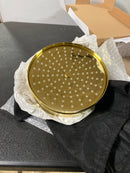 Rohl 80126RS1ULB Rohl 1.8 GPM Single Function Shower Head - Unlacquered Brass (Living Finish)