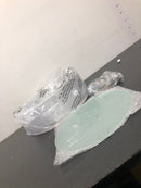 Minka Lavery 4107-84 Parsons Studio 3 Light 15" Wide Vantage Semi-Flush Drum Ceiling Fixture with Translucent Silver / Off-White Linen Shades - Brushed Nickel