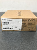 Emtek 710BRFB Bryce Passage Door Lever Set from the Rustic Sandcast Bronze Collection - Flat Black Bronze
