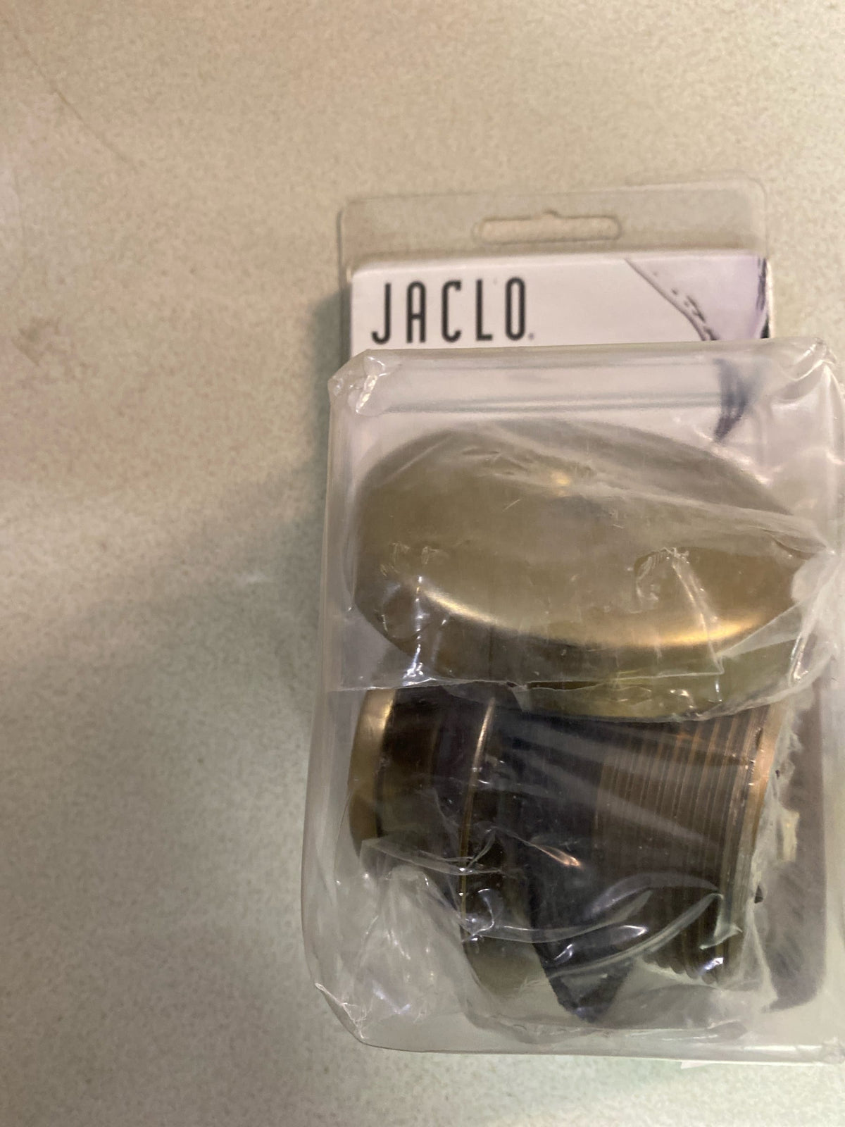 Jaclo 531-CB Toe Control Tub Drain Strainer with Faceplate (Single Hole) - Caramel Bronze