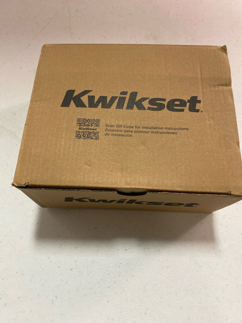 Kwikset 720TDL-11P Trafford Passage Door Lever Set with Round Rose - Venetian Bronze