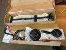 Bwe B-9H-7805-B Single Handle 5-Spray Wall Mount Handheld Shower Head Shower Faucet 1.8 GPM with Adjustable Heads in. Matte Black
