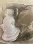 Oatey HDC9898 Touch Toe Sch. 40 PVC Bath Waste Half Drain Kit in Brushed Nickel