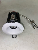 Elco E2L10F30W The Teak System 2" Integrated LED Open Recessed Trim - 1100 Lumens 3000 Kelvin - White