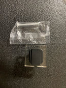 Belwith Keeler B077497-MB Belleclaire 1.25" Art Deco Square Acrylic Designer Glam Cabinet Knob / Drawer Knob - Matte Black