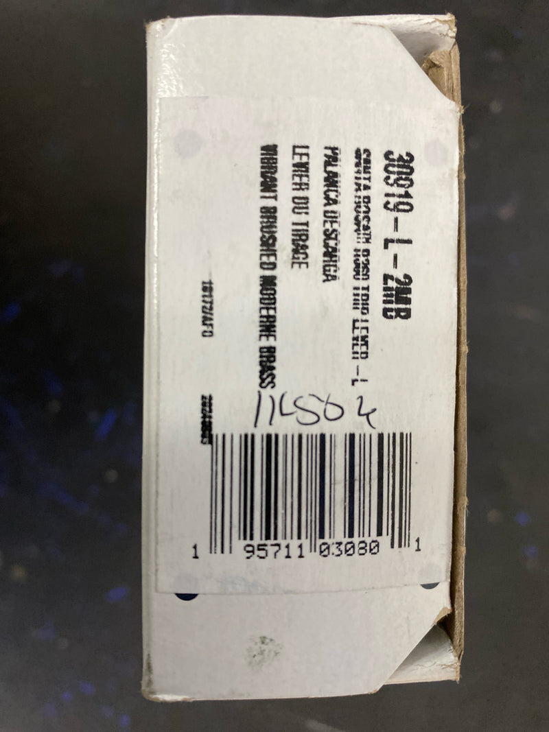 Kohler K-30919-L-2MB Santa Rosa Left-Hand Trip Lever - Vibrant Brushed Moderne Brass