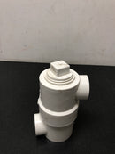 Charlotte pipe PVC 00720X 0600HD 3 in. x 6 in. x 1-1/2 in. PVC DWV Hub x Hub Drum Trap with Cleanout