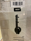 Miseno MBDH1005X60 60" Large Wheel Bent Strap Barn Door Hardware Kit - Black