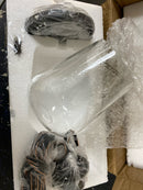 Minka Lavery 4921-66A Shyloh 1 Light 5" Wide Vantage Convertible Mini Pendant / Semi-flush Ceiling Fixture - Coal